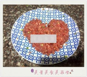 海苔肉饼蒸蛋会秋葵的做法步骤1