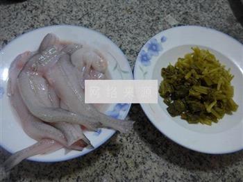 雪菜虾潺汤的做法步骤1