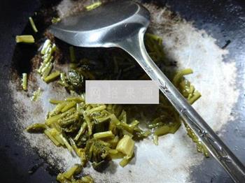 雪菜虾潺汤的做法图解3