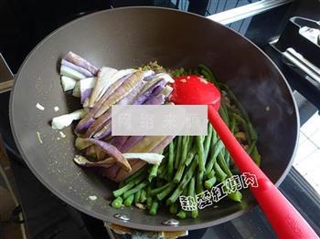 肉末茄子长豇豆的做法步骤8