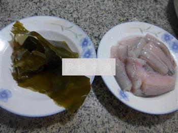 海带虾潺汤的做法步骤1