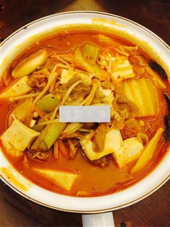 韩式泡菜锅的做法图解9