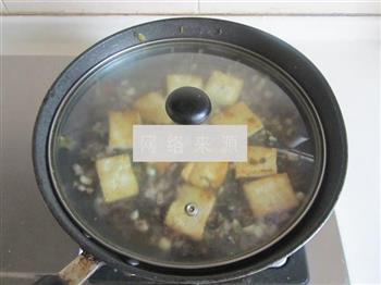 雪菜肉末烧豆腐的做法步骤8