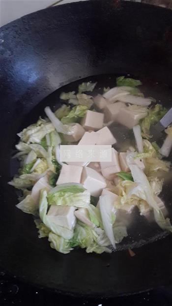 高汤白菜炖豆腐的做法图解5