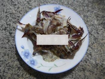 毛豆花菜螃蟹汤的做法图解3