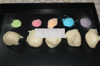 彩色冰皮月饼的做法步骤12
