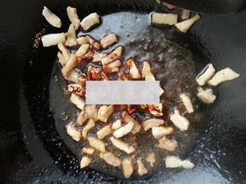 红椒炒豆腐皮结的做法步骤8