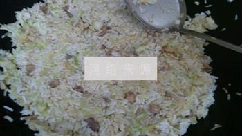 包菜瘦肉丁炒米饭的做法步骤14
