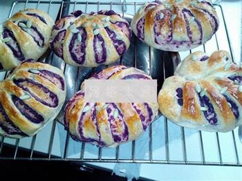 花式紫薯面包卷的做法步骤10