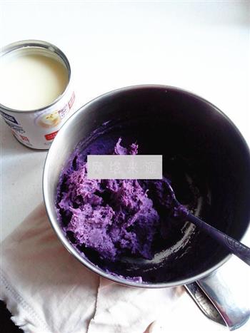 花式紫薯面包卷的做法步骤3