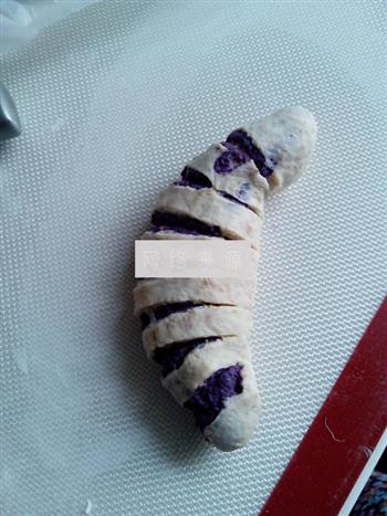 花式紫薯面包卷的做法步骤7