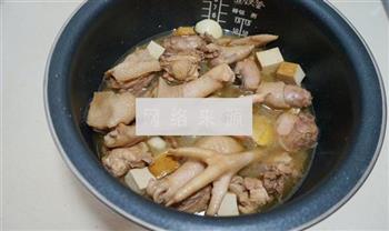 焖炖鸡肉豆腐干的做法步骤7