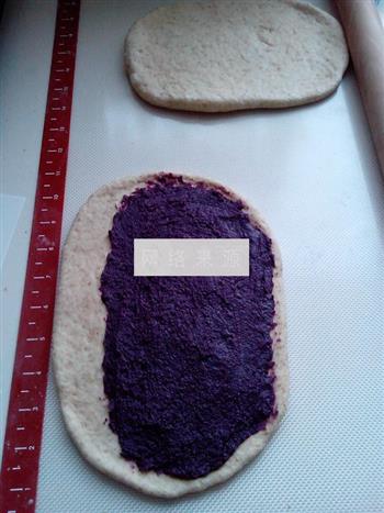 香酥紫薯面包卷的做法步骤4