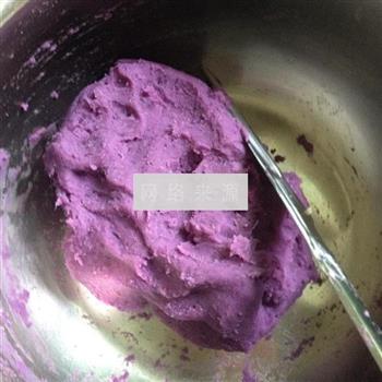 杂粮紫薯包的做法步骤2