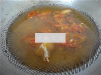 菠菜西红柿热汤面的做法步骤8