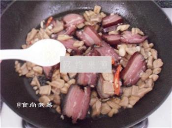 腊肉炒萝卜干的做法步骤11
