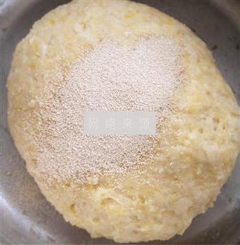 香葱肉松面包卷的做法步骤4