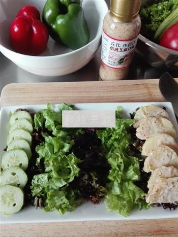 芝香蔬菜沙拉的做法图解4