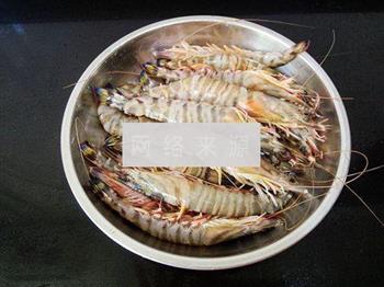 白灼竹节虾的做法图解1