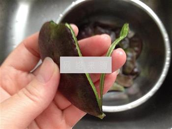 香辣紫扁豆的做法图解2