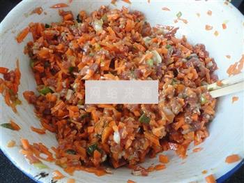 南瓜胡萝卜肉包子的做法步骤8