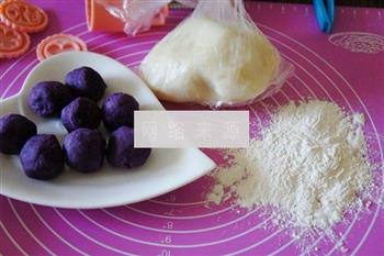 紫薯冰皮月饼的做法图解8