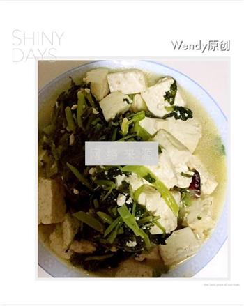 苔菜炖豆腐的做法图解11