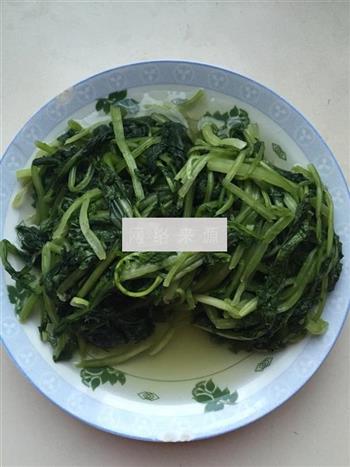 苔菜炖豆腐的做法图解3
