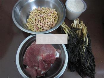 农家菜干瘦肉粥的做法步骤1