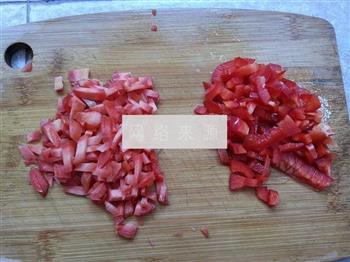 红蔬炒饭的做法步骤1
