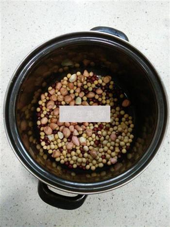 花生红豆豆浆的做法步骤1