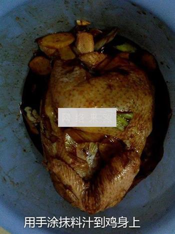 微波炉烤葱油鸡的做法步骤15
