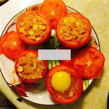 番茄西红柿盅的做法图解10