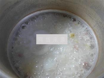 咸肉香芋大米粥的做法步骤7