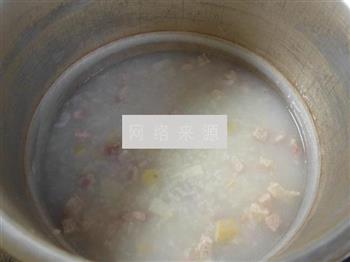 咸肉香芋大米粥的做法步骤9