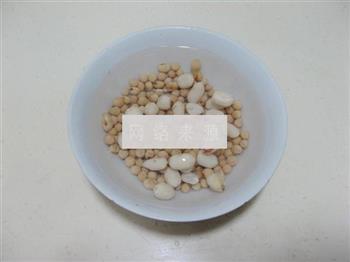 核桃红枣花生豆浆的做法图解2