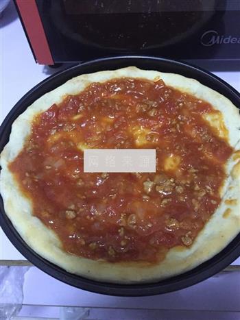 超级至尊海陆披萨的做法步骤8