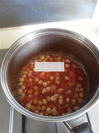 茄汁鹰嘴豆的做法图解3