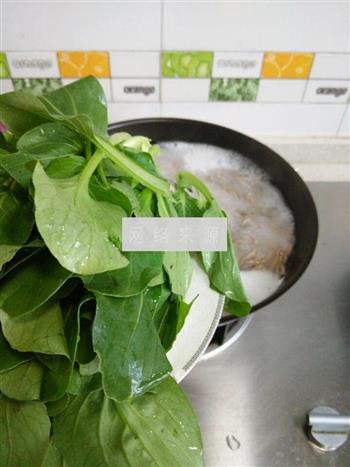 蛋丝青菜荞麦汤面的做法步骤6