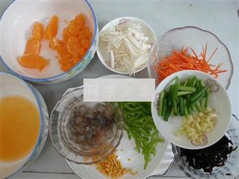 桔香虾仁二米饭的做法图解6