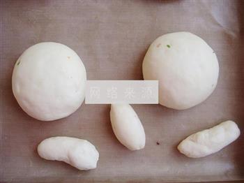 小蘑菇蔬菜面包的做法图解15