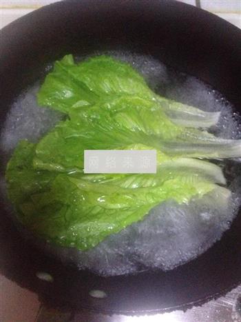 蒜香蚝油生菜的做法步骤3