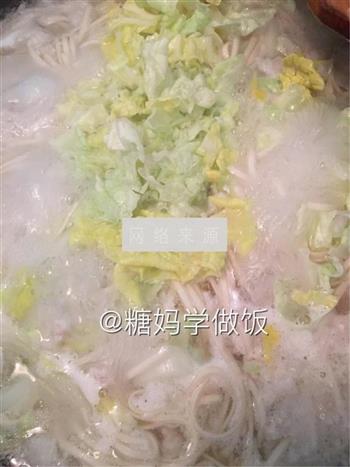 原味清淡肉末青菜面的做法步骤5