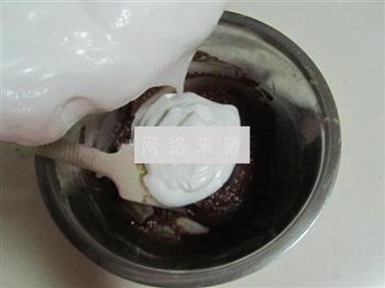 摩卡巧克力杏仁蛋糕的做法步骤8