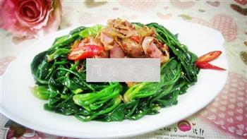 菠菜拌鸡胗的做法图解5