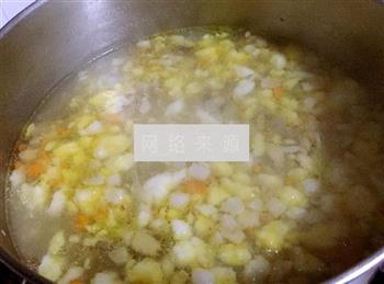 时蔬虾仁疙瘩汤的做法步骤14