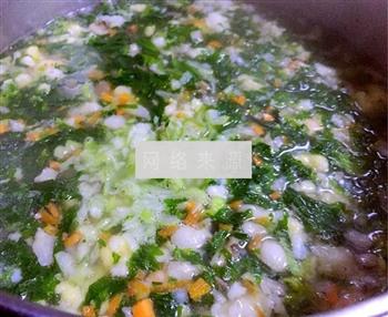 时蔬虾仁疙瘩汤的做法步骤16