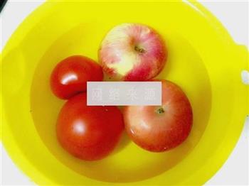 苹果西红柿汁的做法图解1