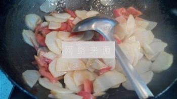 西红柿炒土豆片的做法步骤6