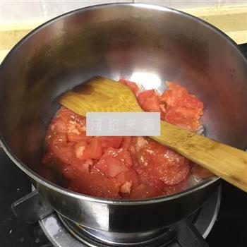 0油西红柿鸡蛋面的做法图解6